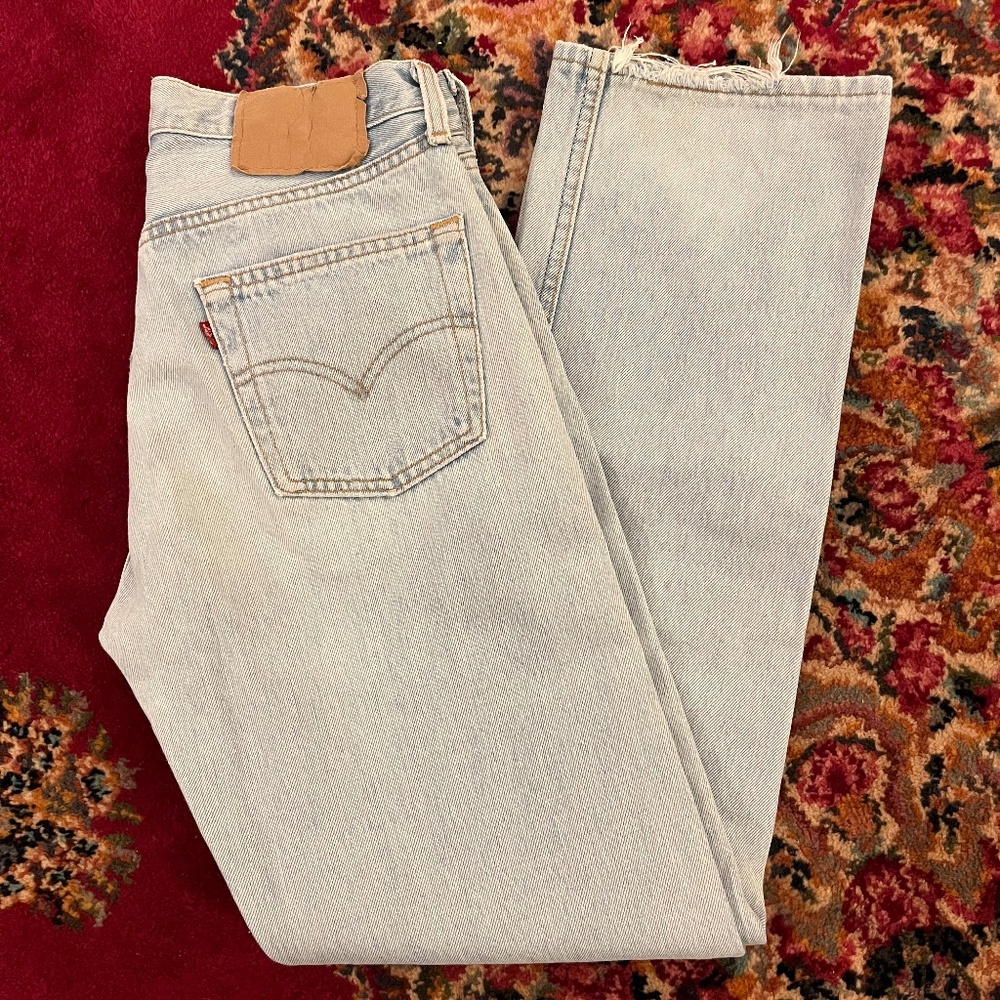 Vintage Levi's 501 Light Wash Jeans